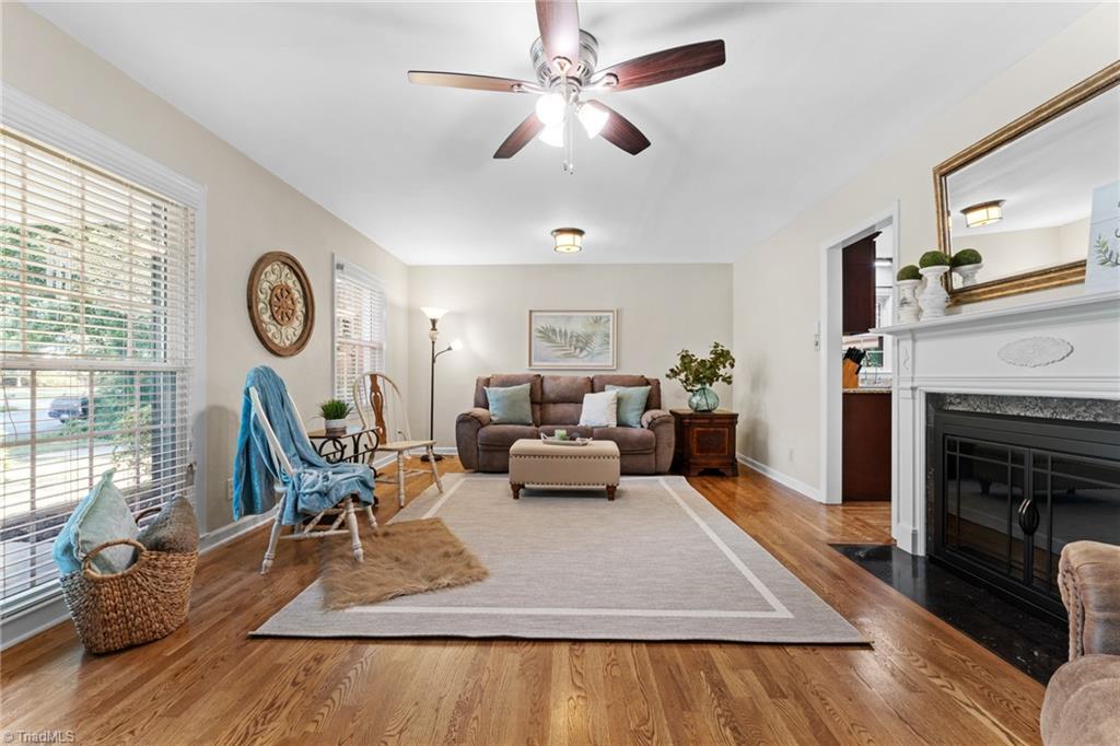 1053 Cantering Road High Point, NC 27262 - Photo 15 of 46 Gleaming hardwoods on the Main level living spaces!