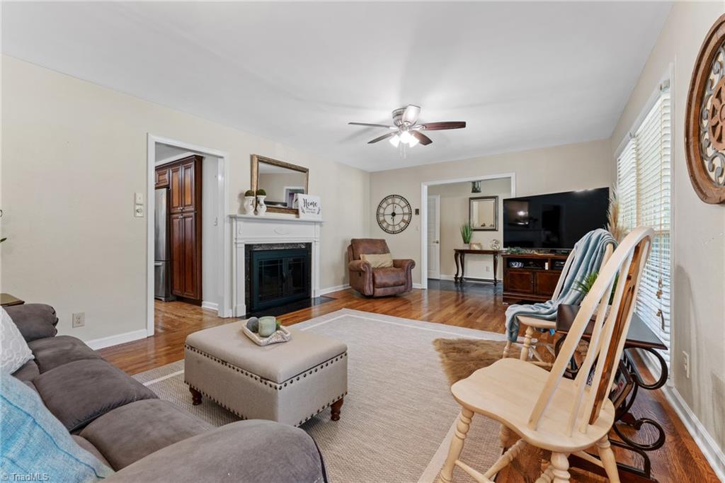 1053 Cantering Road High Point, NC 27262 - Photo 19 of 46 Views from living space to Kitchen