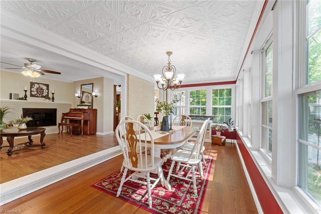1053 Cantering Road High Point, NC 27262 - Photo 26 of 46 This sun room is now home to the extra large dining space!