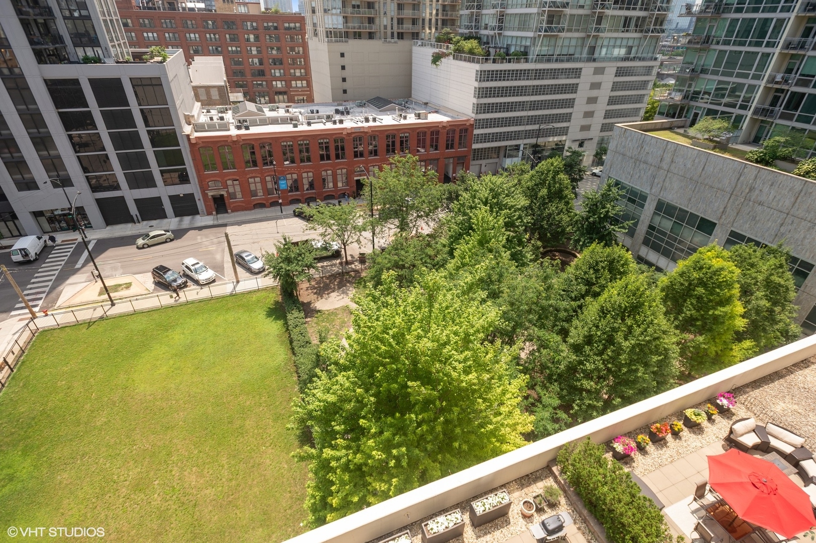 451 West Huron Street, Unit 910 Chicago, IL 60654 - Photo 12 of 27 a view of a swimming pool with a patio