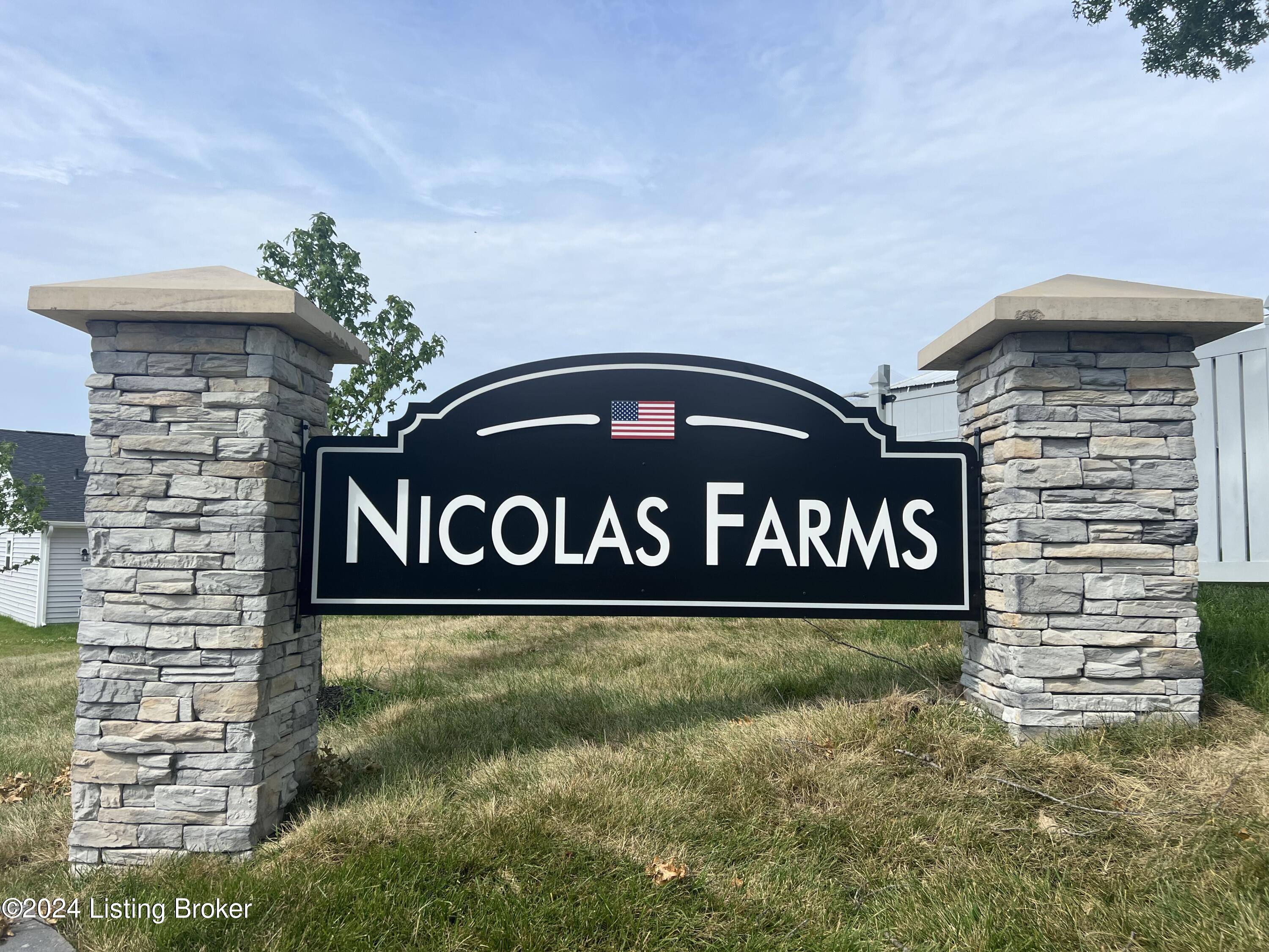 11015 Meadow Run Road Louisville, KY 40229 - Photo 1 of 1 Nicolas Farms Sign