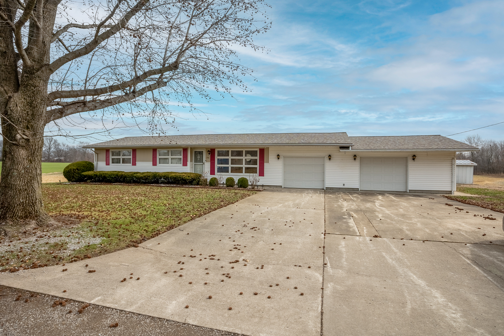 14798 Cherry Street Sesser, IL 62884 - Photo 21 of 37 a view of a house with a yard