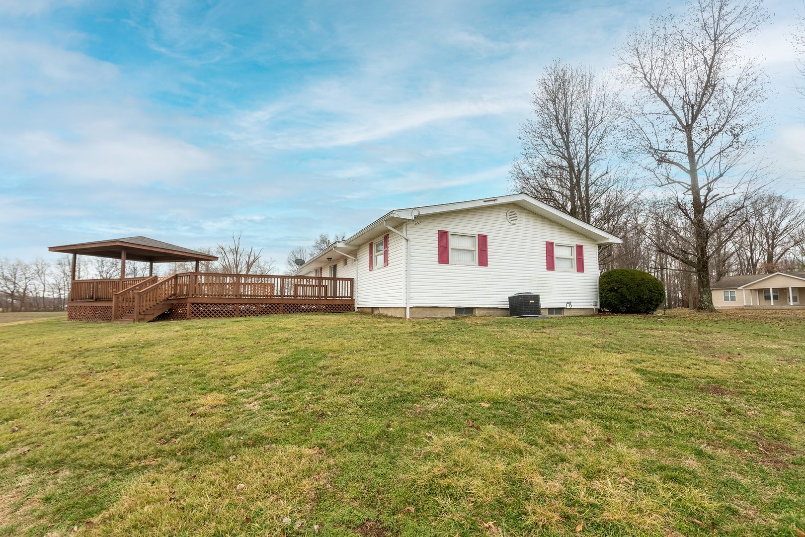 14798 Cherry Street Sesser, IL 62884 - Photo 28 of 37 a view of a house with a backyard