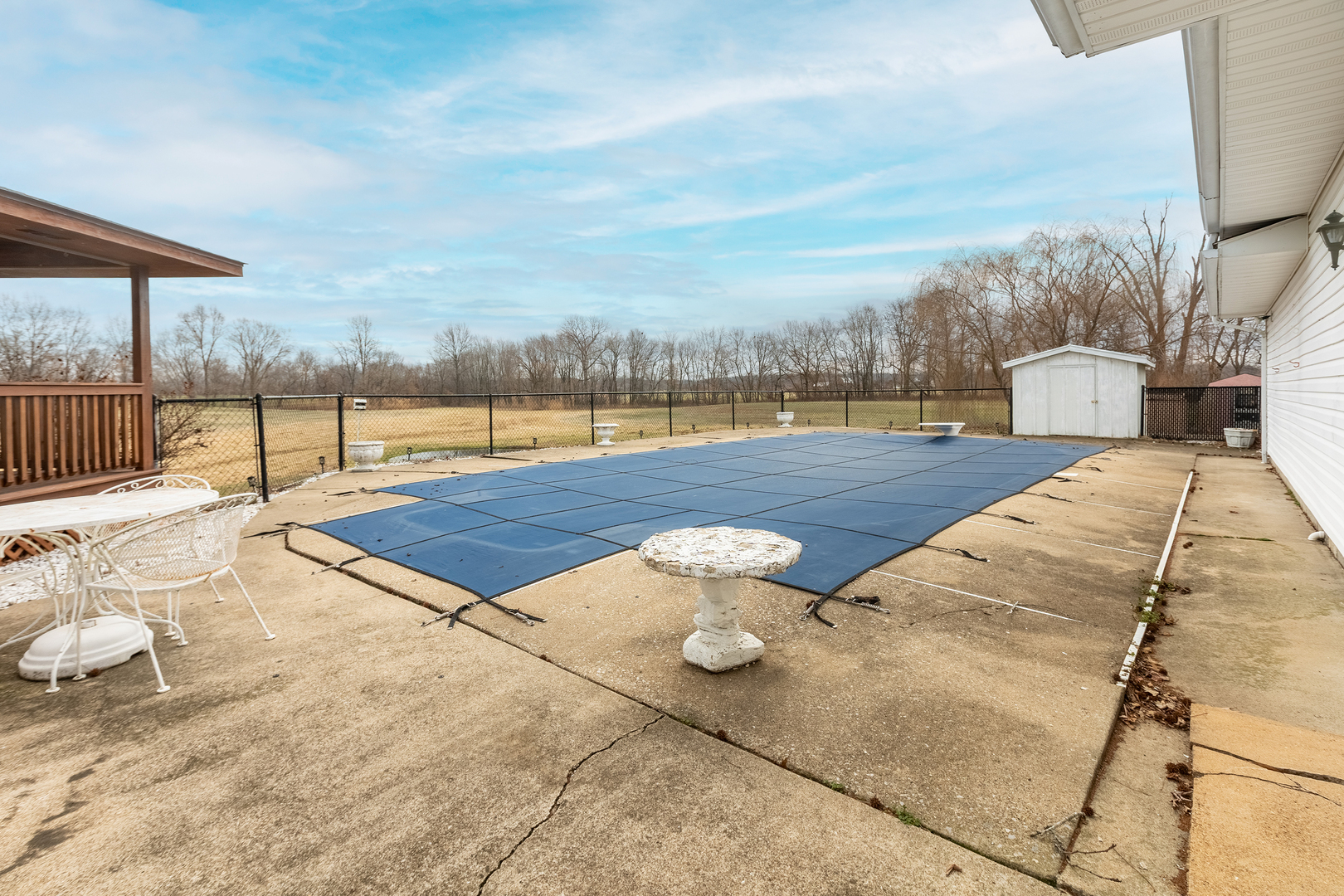 14798 Cherry Street Sesser, IL 62884 - Photo 31 of 37 a view of swimming pool with seating space