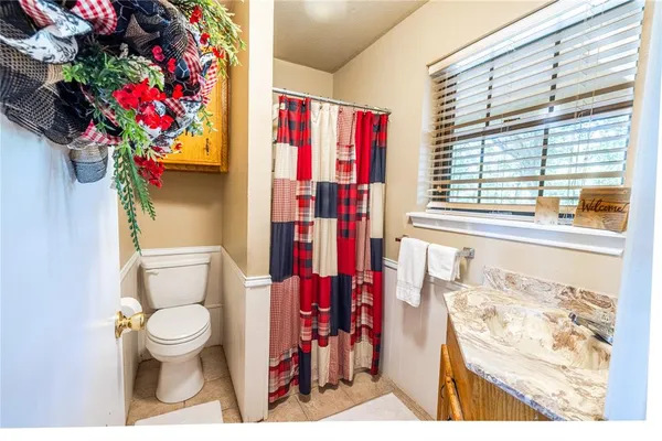 a very nice looking room with a large window