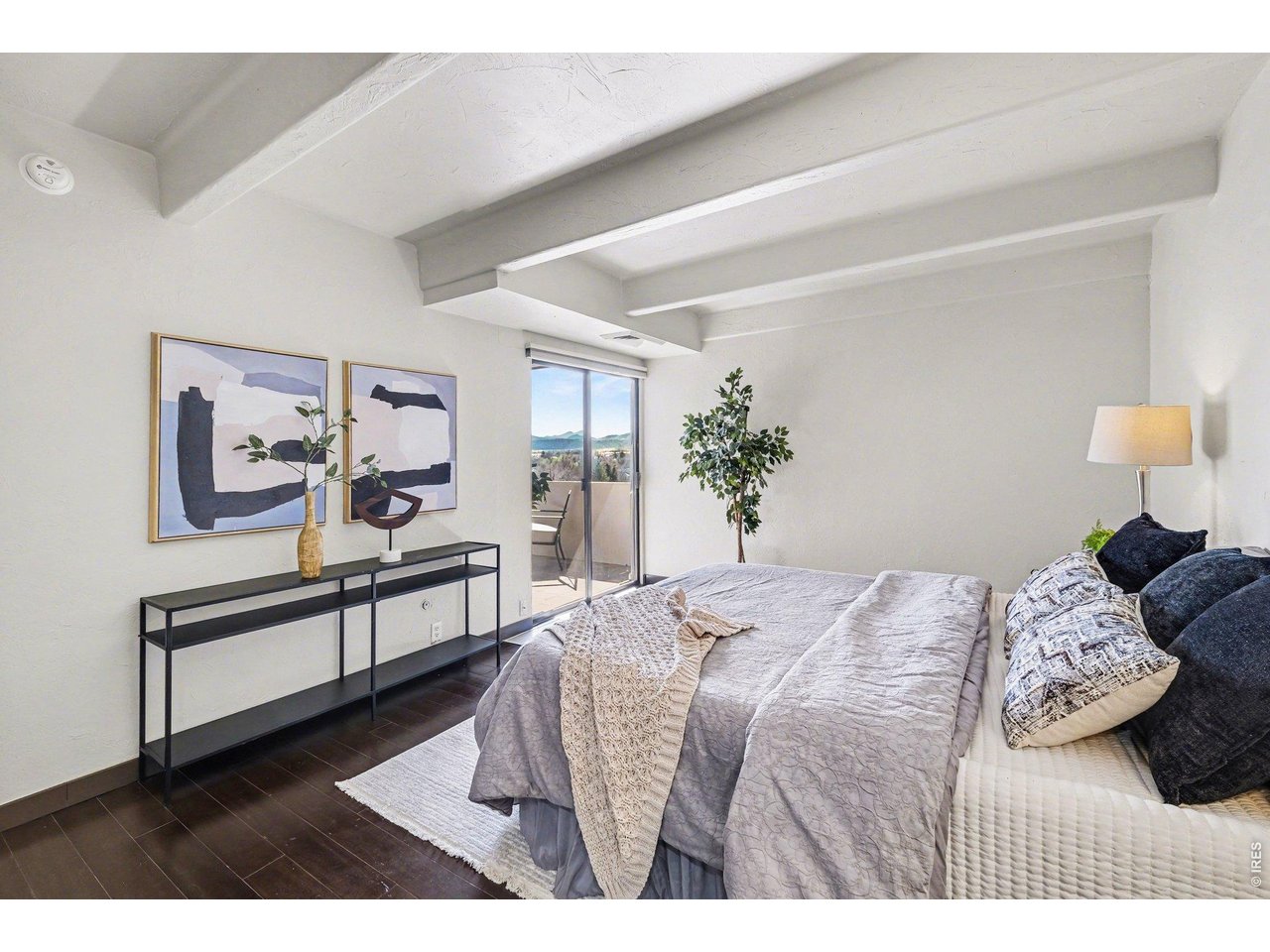 415 South Howes Street, Unit 910N Fort Collins, CO 80521 - Photo 18 of 46 Balcony Access of the Primary - Views from your bed!