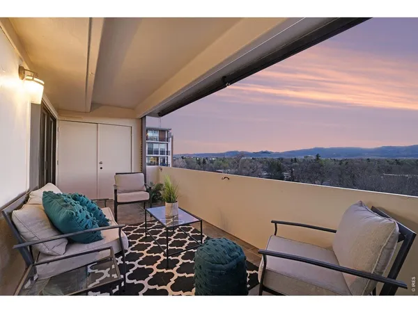 a view of sitting area in balcony