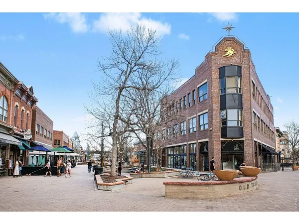a outdoor space with lots of trees