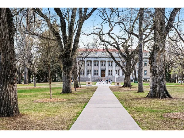 a view of outdoor space with garden