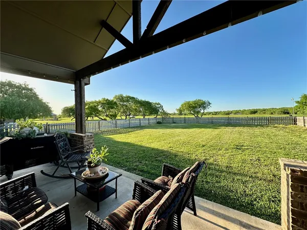 a view of a balcony with lake view and a ocean view