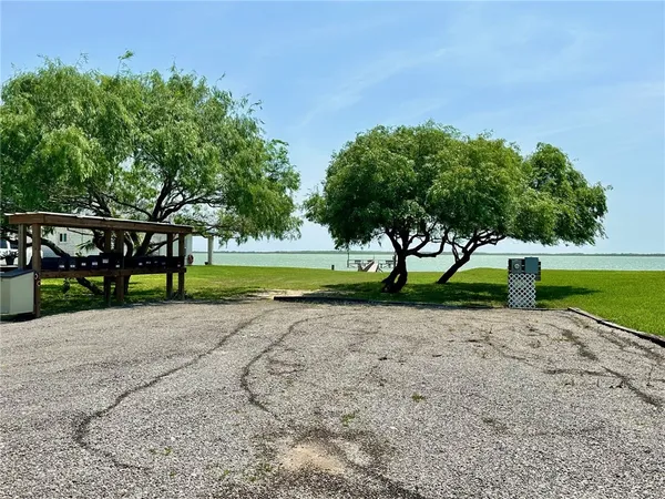 a view of a park with tree s