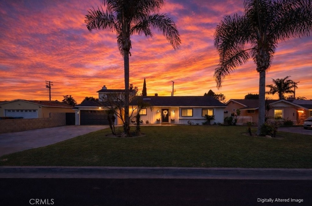 1675 West Mells Lane Anaheim, CA 92802 - Photo 2 of 46 a view of a house with a yard
