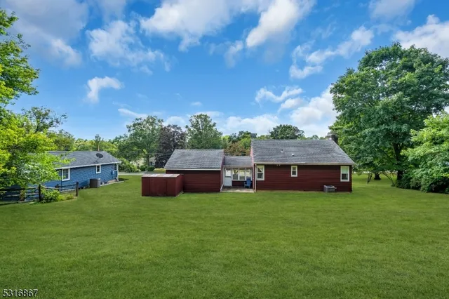 a aerial view of a garden