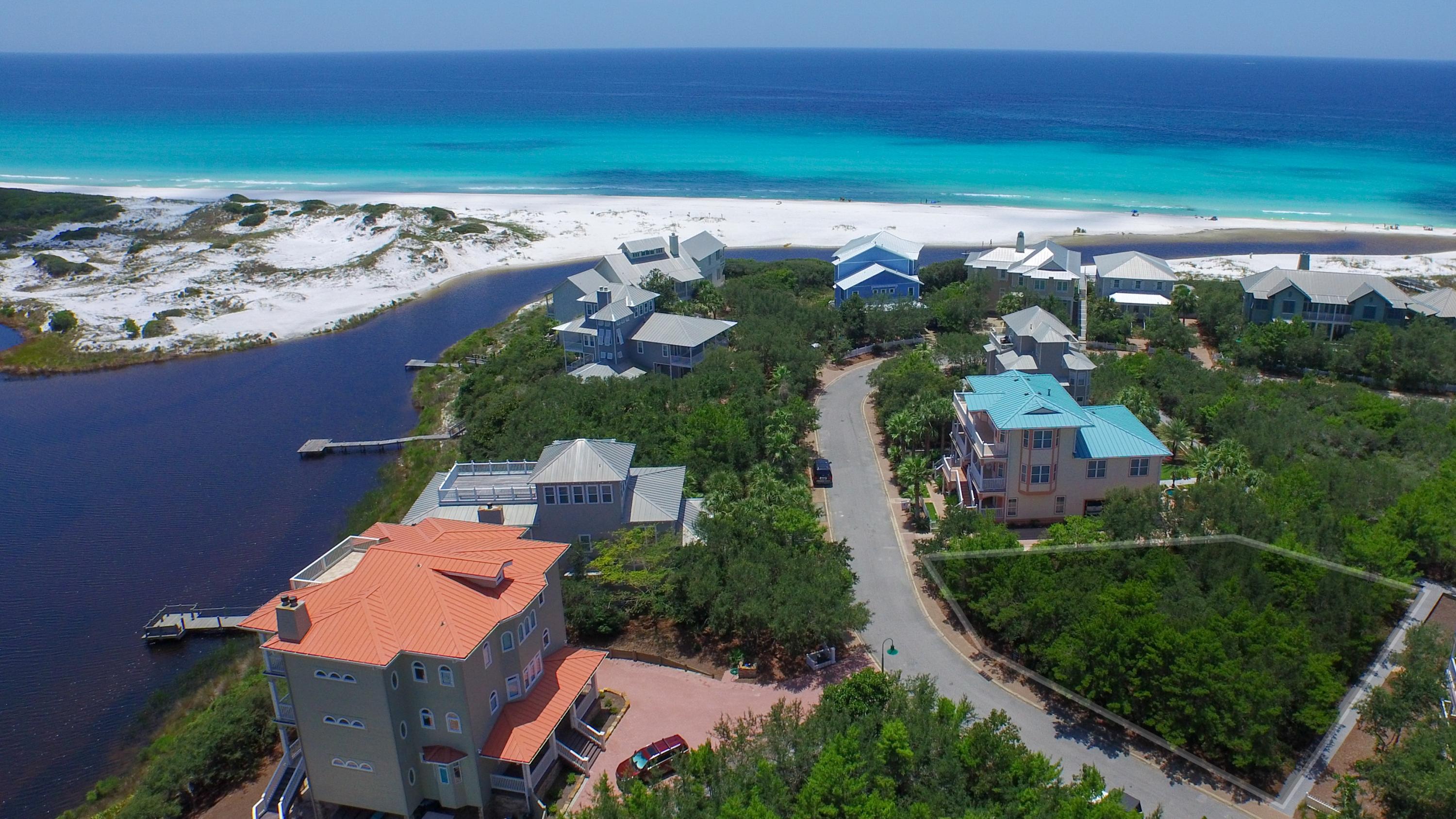 Lot 66 Old Beach Road Santa Rosa Beach, FL 32459 - Photo 1 of 12 an aerial view of a house with a garden