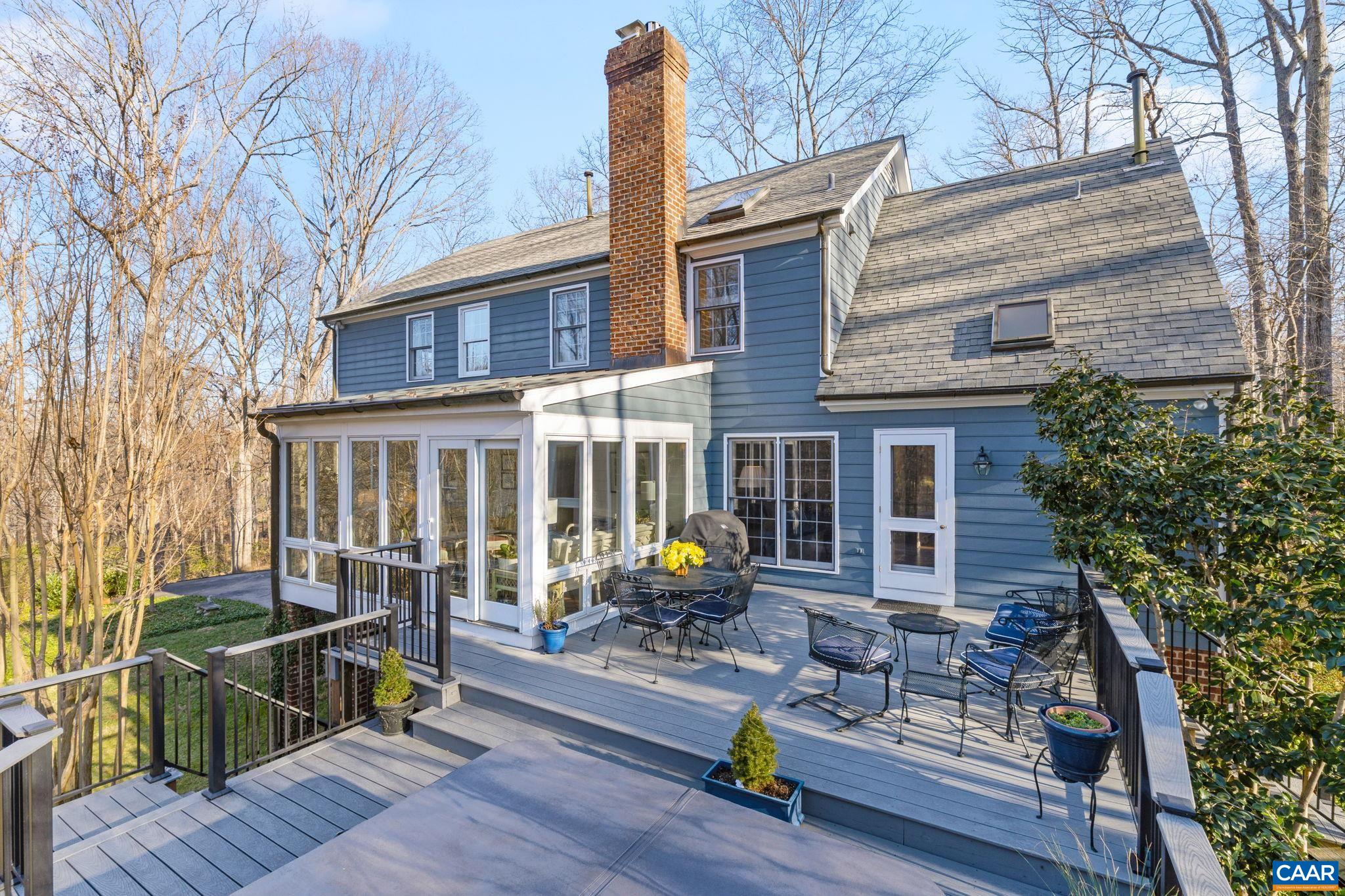 315 Terrell Road West Charlottesville, VA 22901 - Photo 17 of 52 Sunroom Exterior /Trex Deck