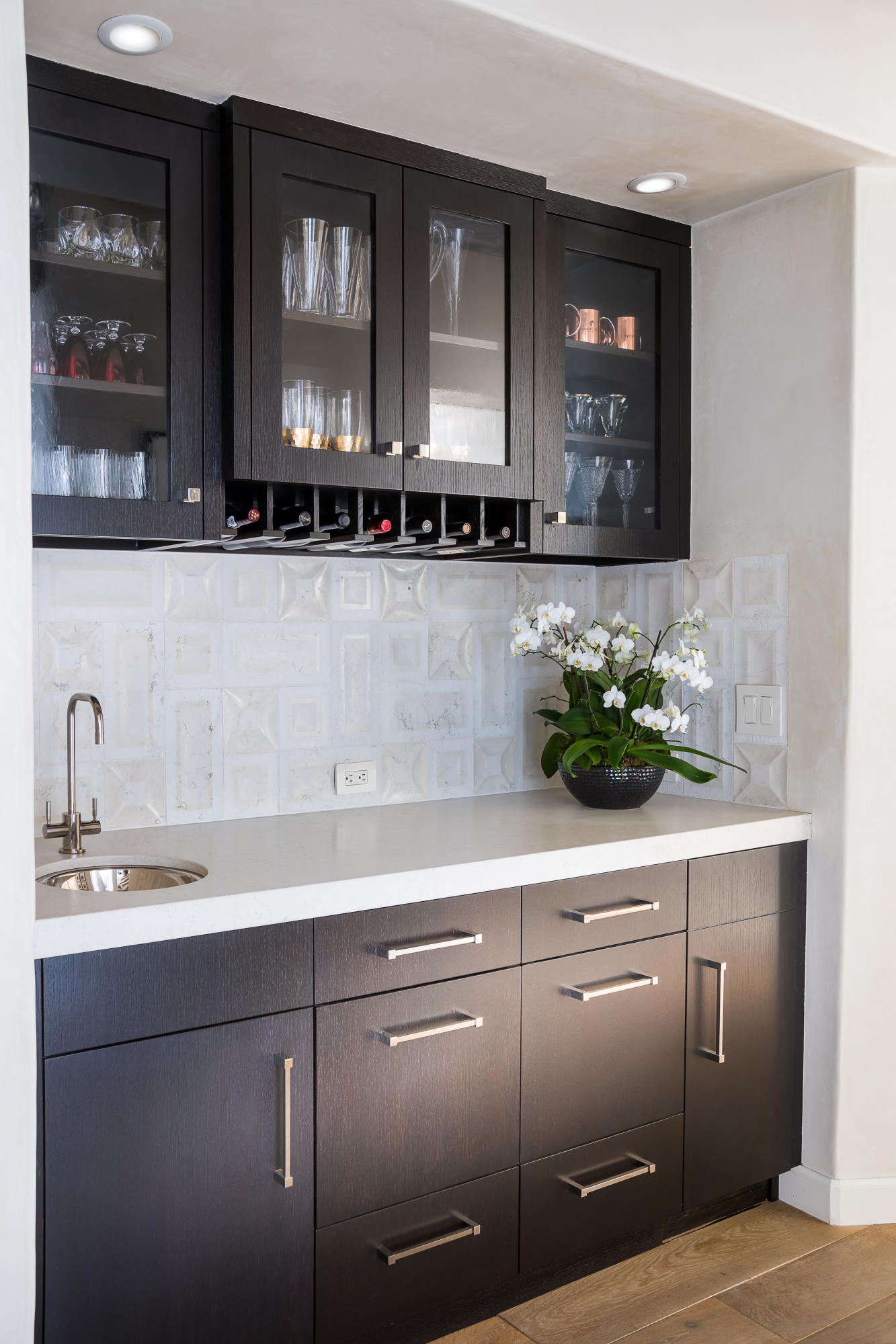760 Riven Rock Road Montecito, CA 93108 - Photo 19 of 50 a bathroom with a sink and a mirror