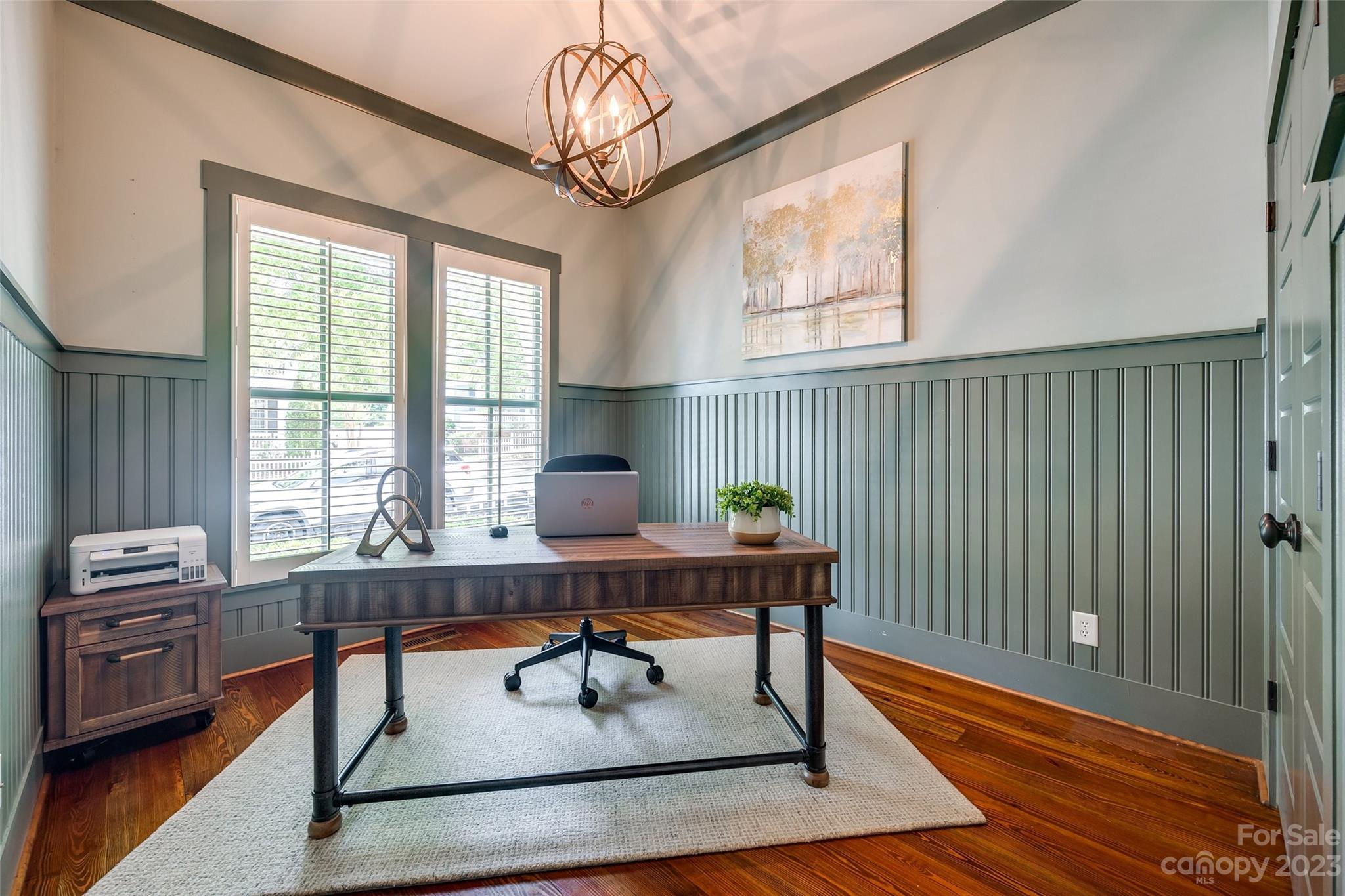 3213 Fifth Baxter Crossing Fort Mill, SC 29708 - Photo 5 of 30 a workspace with furniture window and wooden floor
