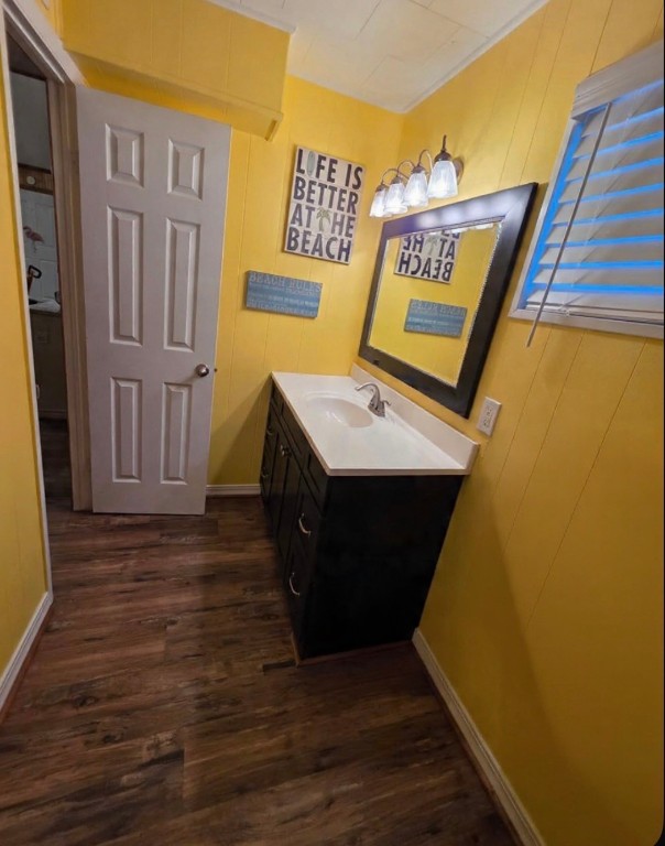 407 Seashell Drive Surfside Beach, TX 77541 - Photo 13 of 18 a living room with a wooden floor