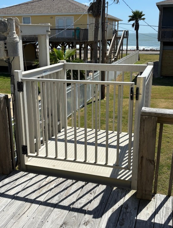 407 Seashell Drive Surfside Beach, TX 77541 - Photo 17 of 18 a view of a balcony with chairs