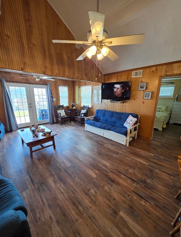 407 Seashell Drive Surfside Beach, TX 77541 - Photo 3 of 18 a living room with furniture and a flat screen tv