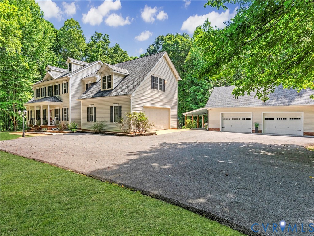 4308 A Three Bridge Road Powhatan, VA 23139 - Photo 58 of 62 Expansive asphalt driveway providing access to a t