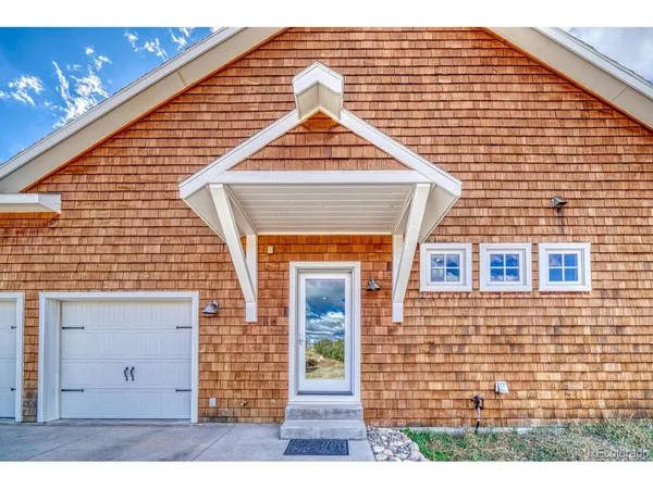 a view of front door of house