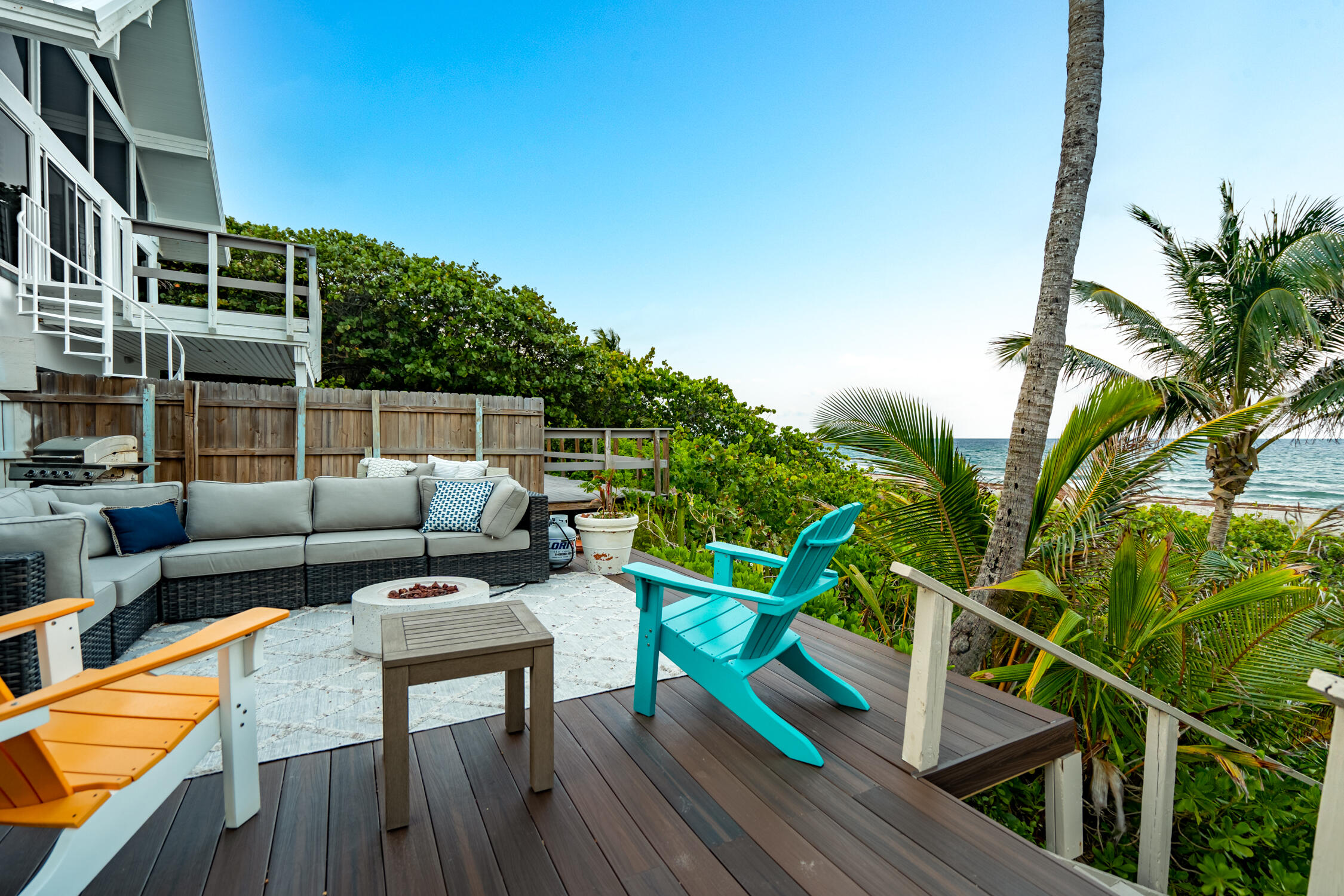 2330 North Ocean Boulevard Boca Raton, FL 33431 - Photo 6 of 31 a roof deck with couch and potted plants