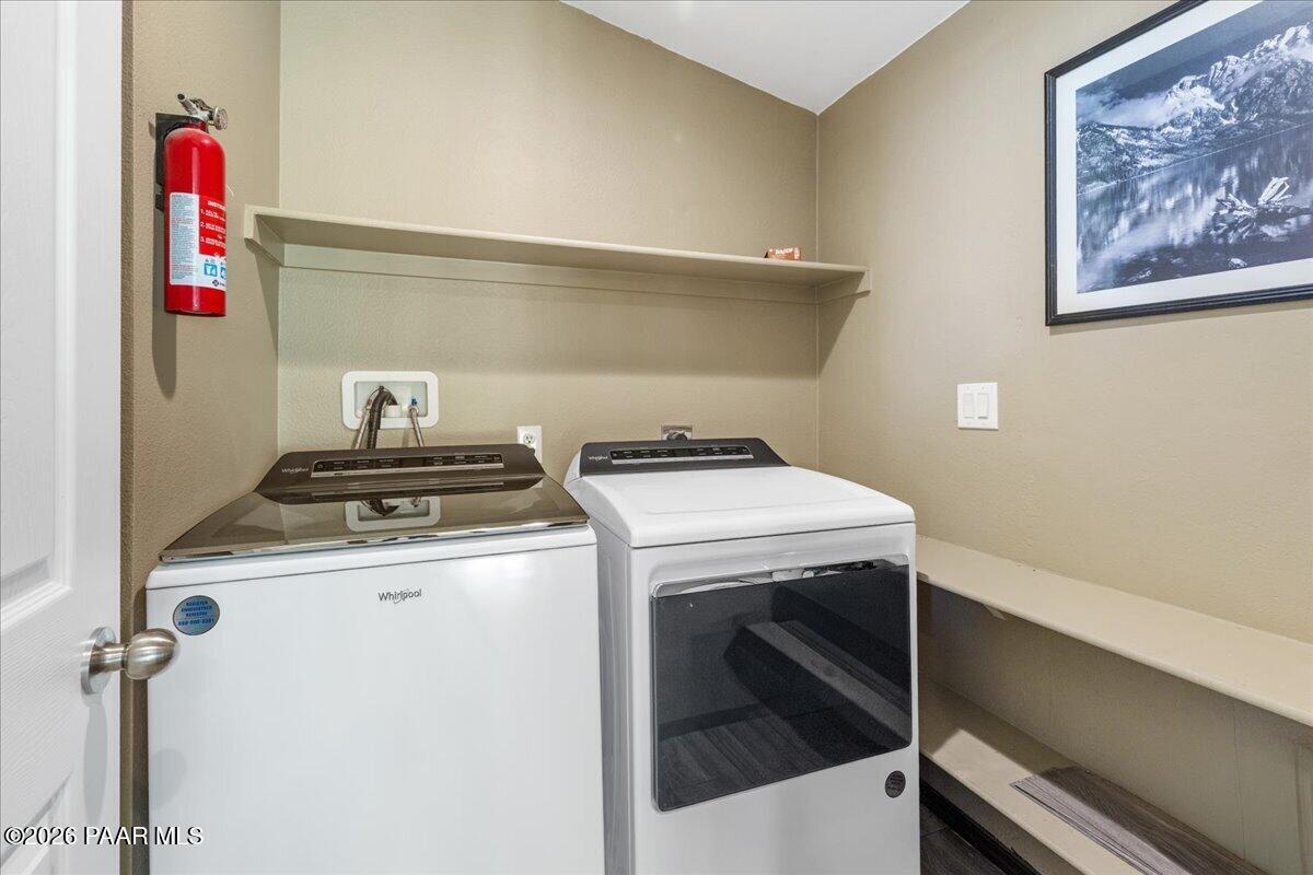 325 East Houston Road Paulden, AZ 86334 - Photo 25 of 40 a utility room with dryer and washer