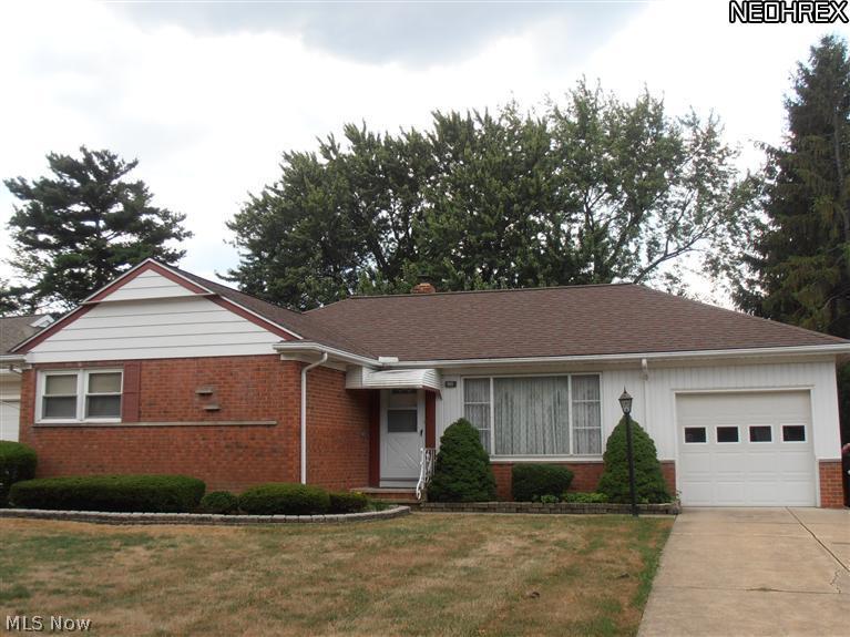 1248 Blanchester Road Lyndhurst, OH 44124 - Photo 1 of 11 Wonderful Ranch style home with attached 1 car garage. Full basement is partially finished.