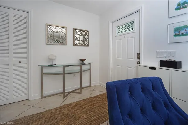 a view of a hallway with workspace