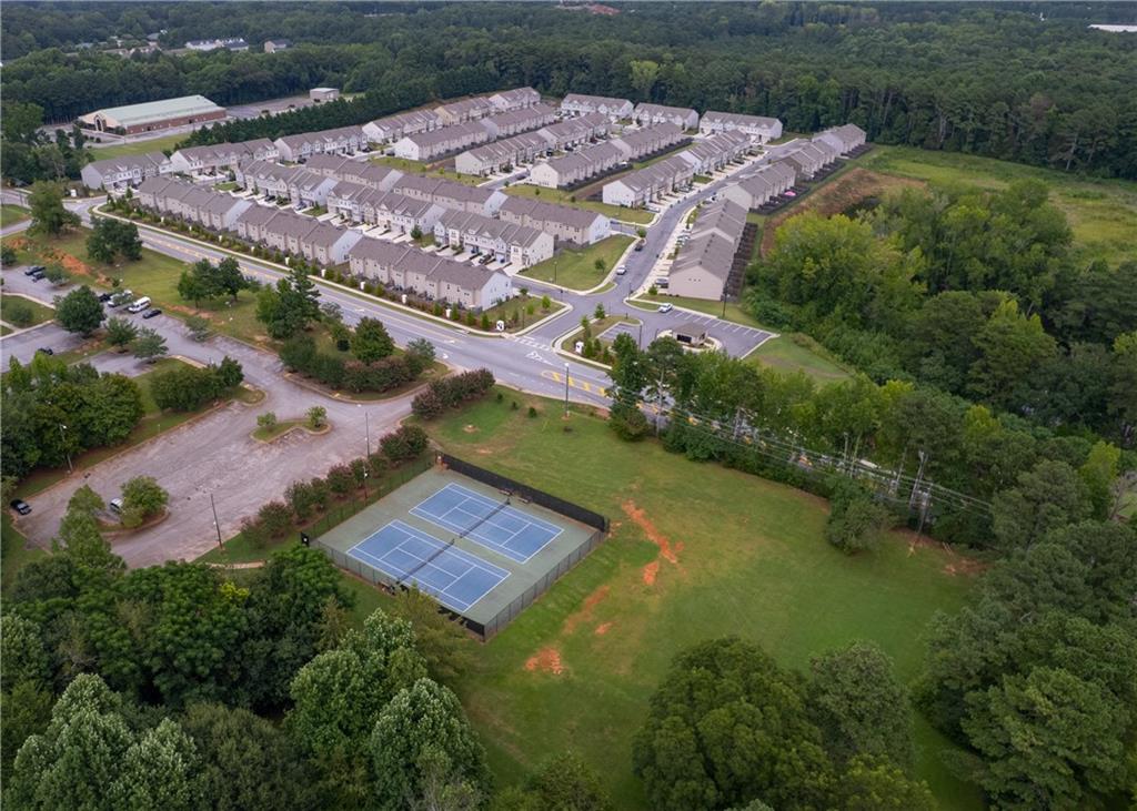 6350 Princeton Ridge Drive Lithonia, GA 30058 - Photo 44 of 45 an aerial view of residential houses with outdoor space