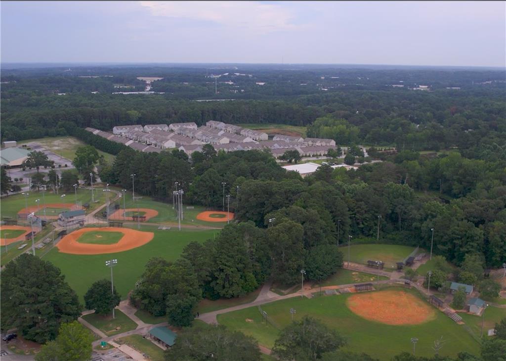 6350 Princeton Ridge Drive Lithonia, GA 30058 - Photo 45 of 45 an aerial view of a residential houses with outdoor space and street view