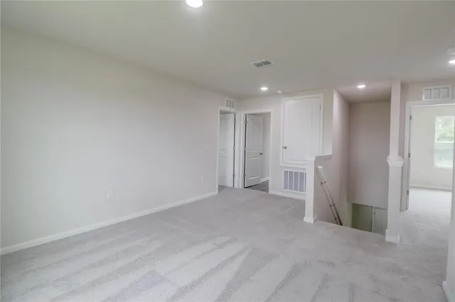 a view of empty room