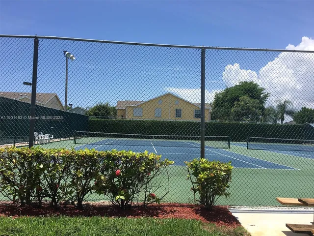 a view of a tennis court