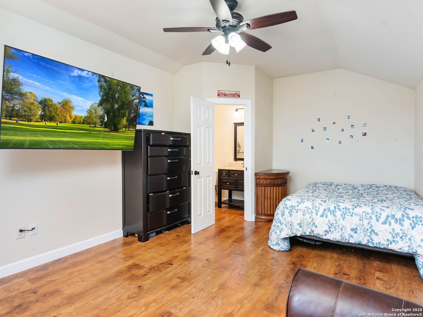 272 Schaper Road Fredericksburg, TX 78624 - Photo 33 of 62 a bedroom with a bed and a dresser