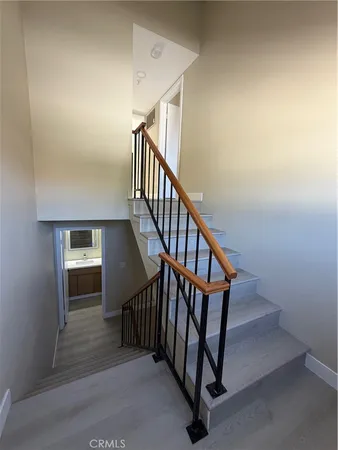 an entrance door with a window