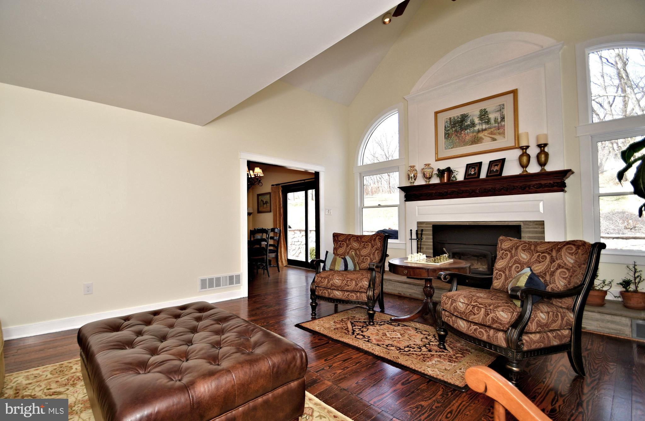 312 Ferry Road Doylestown, PA 18901 - Photo 16 of 66 a living room with furniture and a fireplace