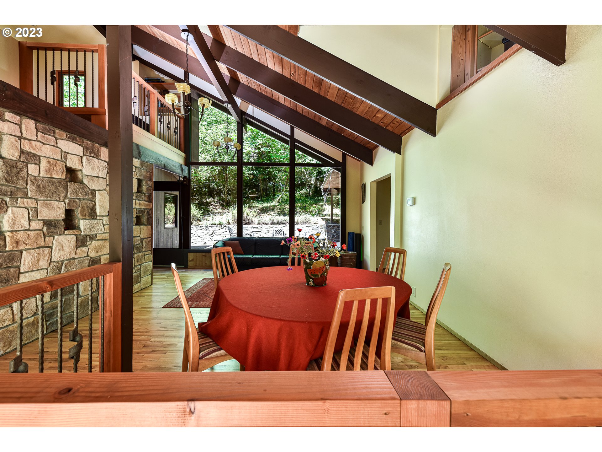 1878 Fircrest Drive Eugene, OR 97403 - Photo 15 of 38 a outdoor space with furniture and wooden floor