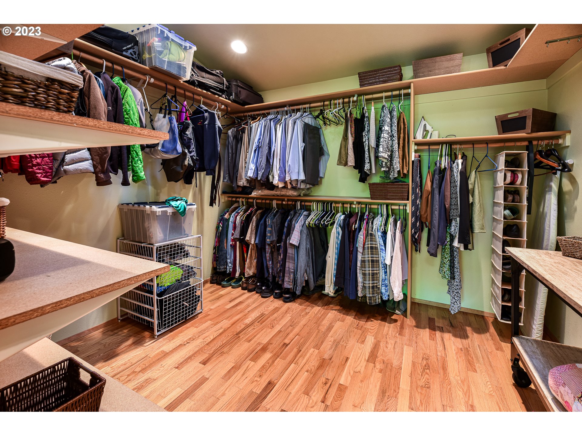 1878 Fircrest Drive Eugene, OR 97403 - Photo 22 of 38 a view of walk in closet with clothes and shoes