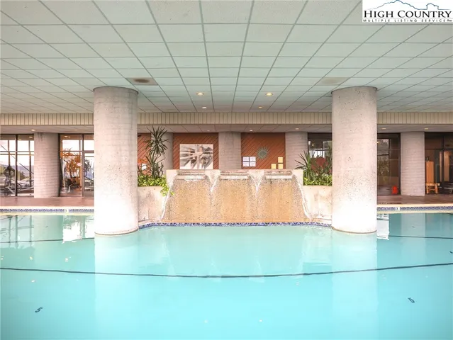 a view of a large window with an outdoor view