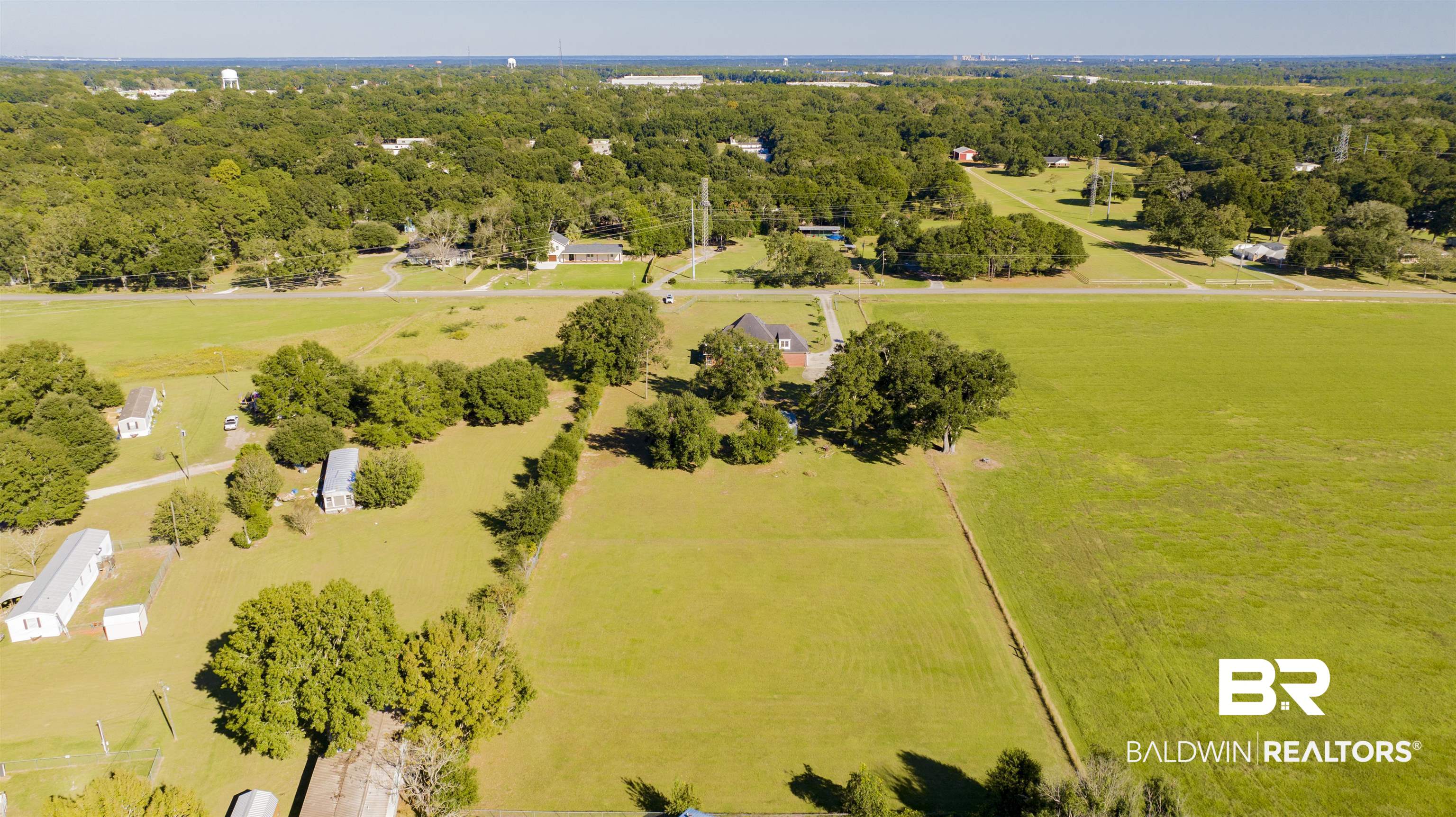 6450 Creel Road Theodore, AL 36582 - Photo 38 of 42 Bird's eye view featuring a rural view