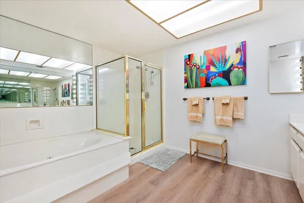 a very nice looking room with a large window