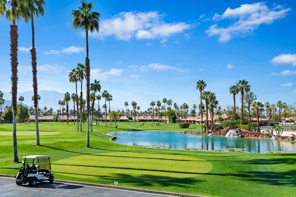a view of a golf course