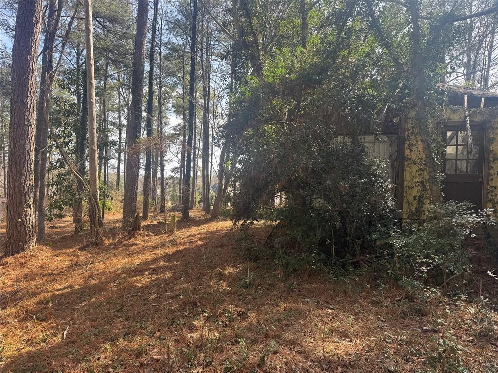 2973 Lee Road Southwest Snellville, GA 30039 - Photo 10 of 24 a backyard of a house with lots of green space