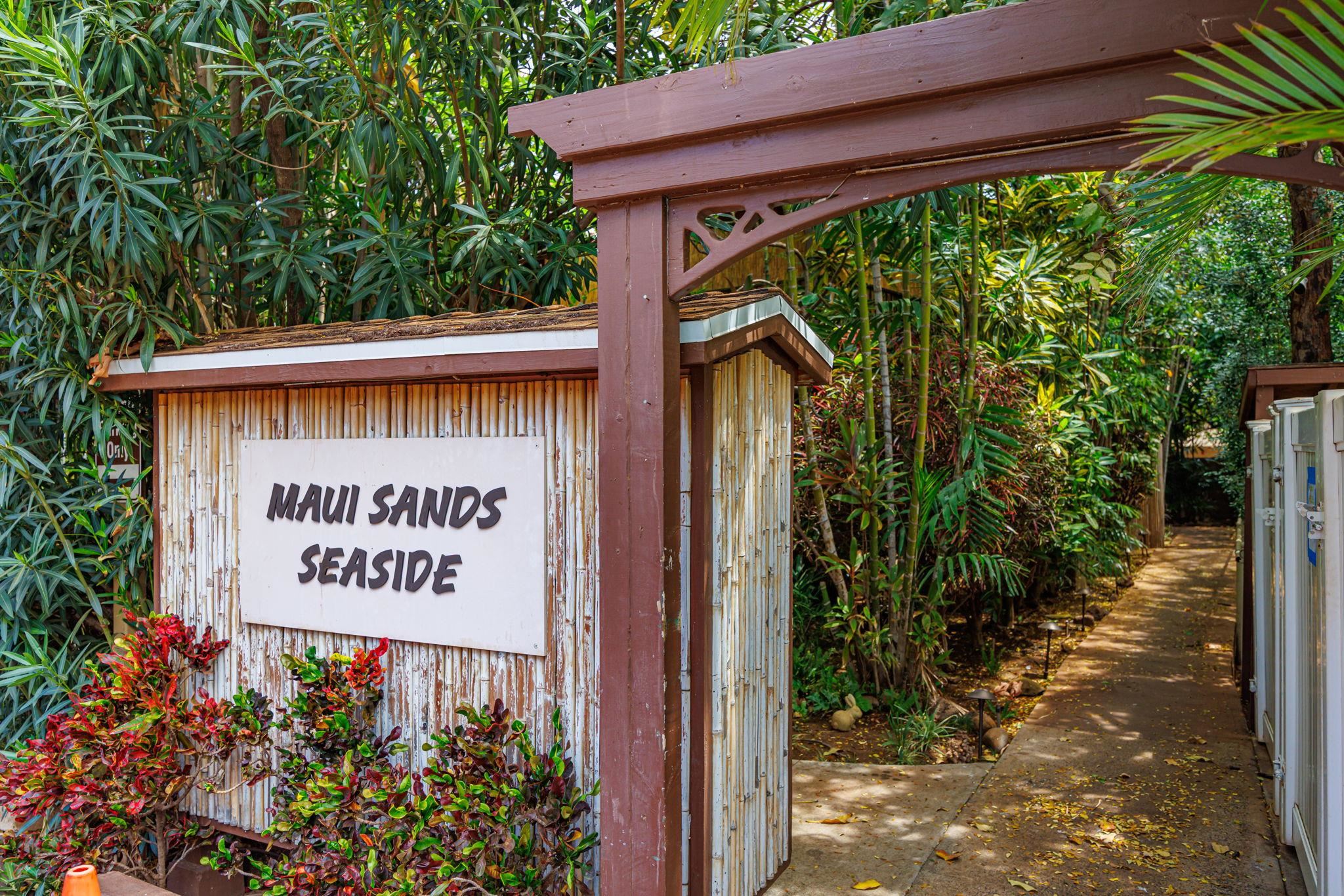 3559 Lower Honoapiilani Road, Unit 720 Lahaina, HI 96761 - Photo 3 of 31 a sign on the side of the building