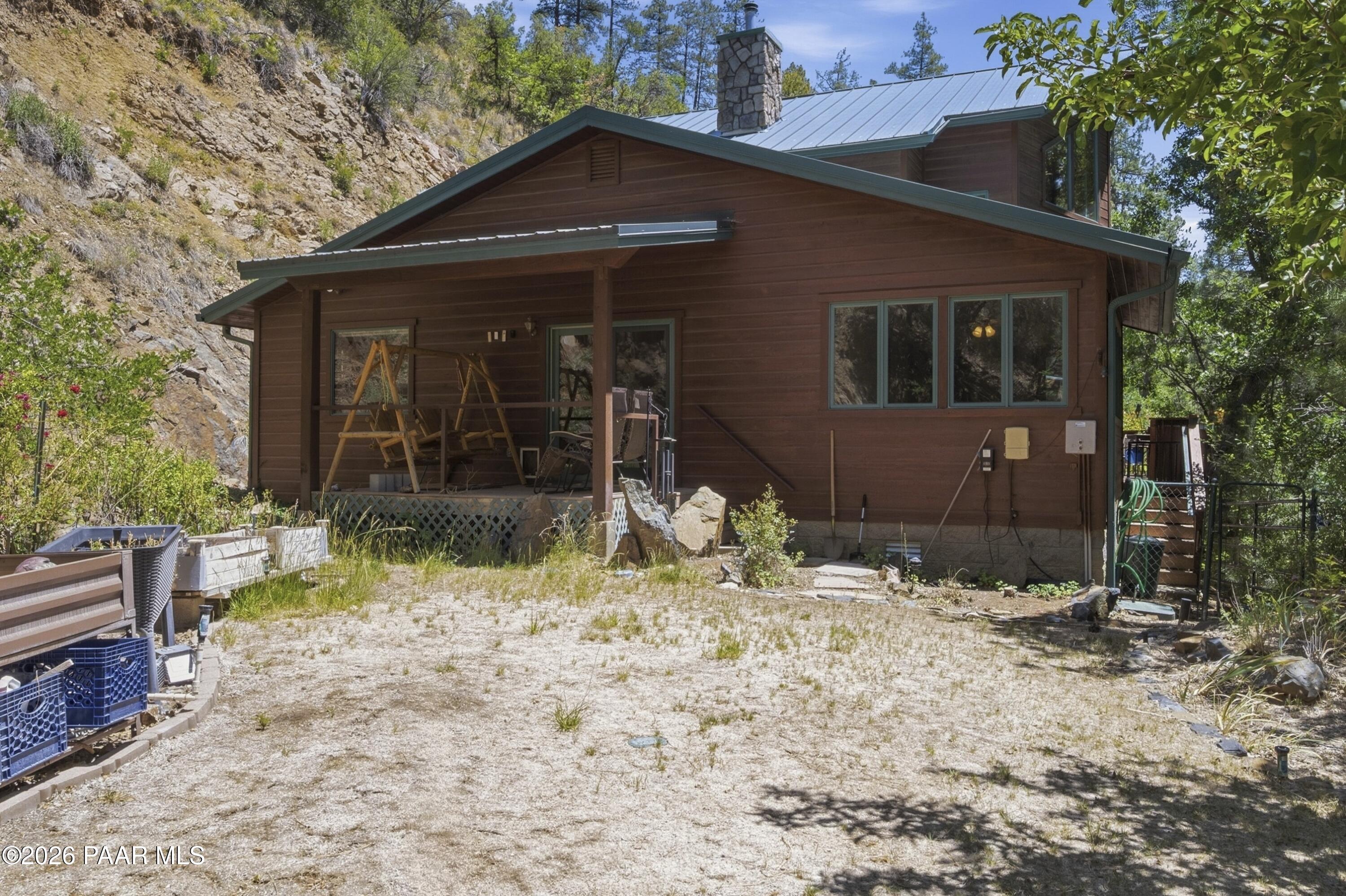 1882 East Old Miner Road Prescott, AZ 86303 - Photo 32 of 42 Back Porch