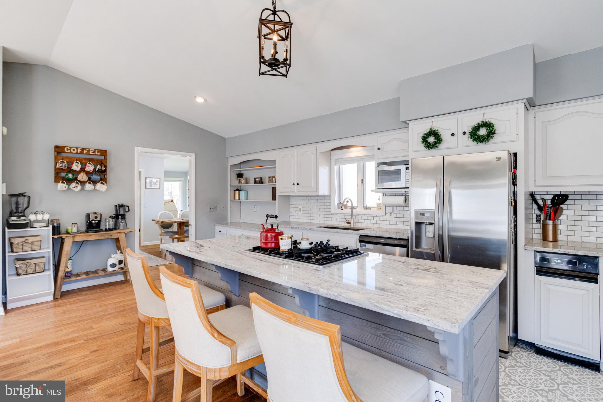 Updated Kitchen with Huge Island