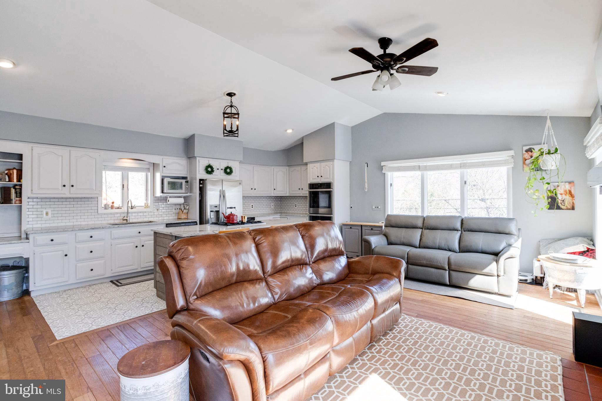 Family Room and Kitchen