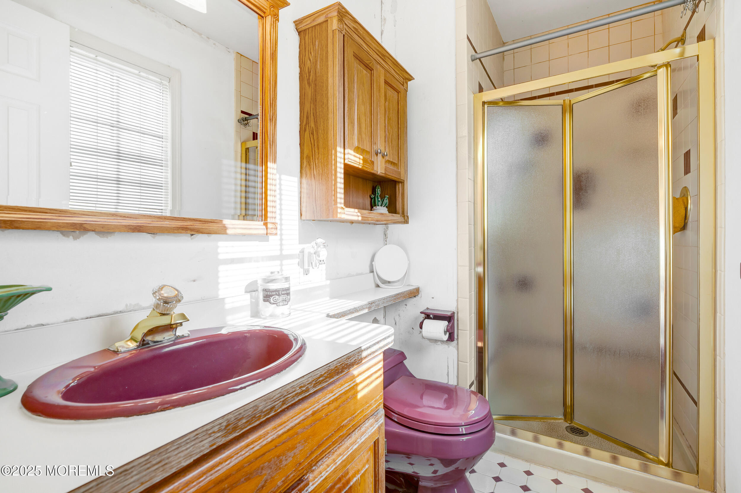 21 Meadowbrook Drive Howell, NJ 07731 - Photo 38 of 52 a bathroom with a granite countertop sink toilet and shower