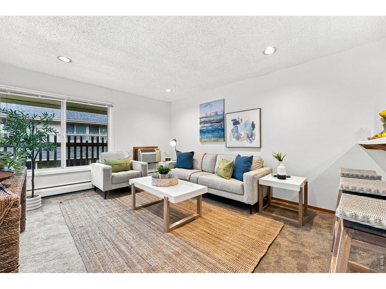 Spacious living room.